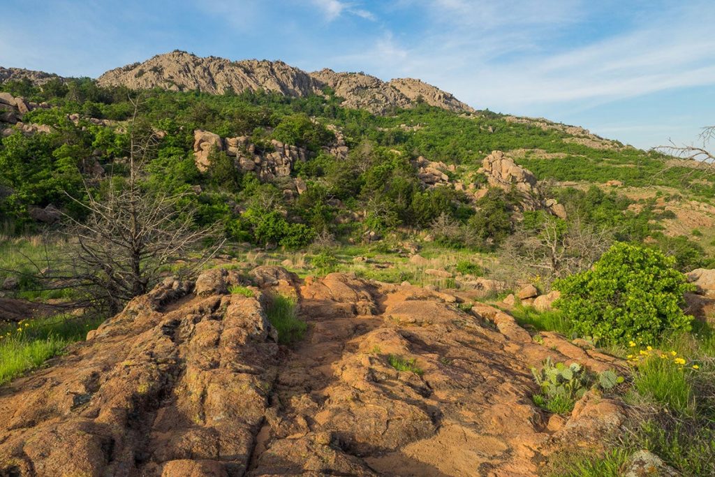 A picture of the Wichita Mountains 