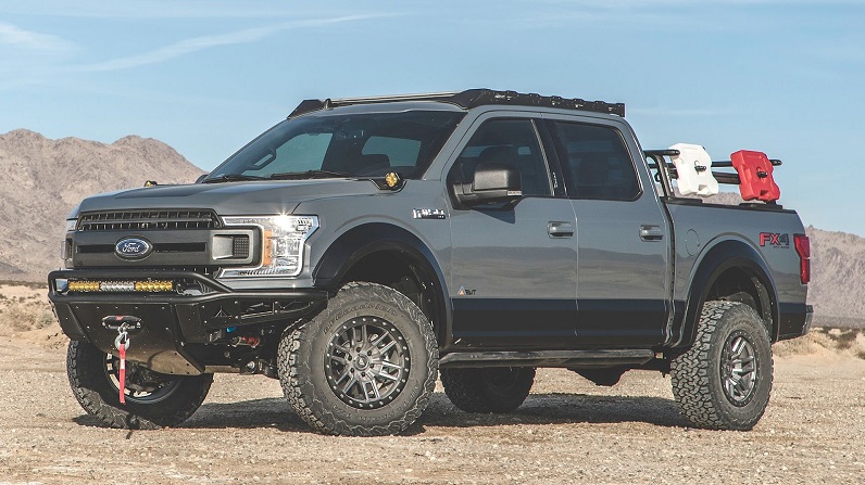 The Ford F-150 RMT Overland package comes with Fox parts and upgrades to the engine, shocks, exhaust, and more