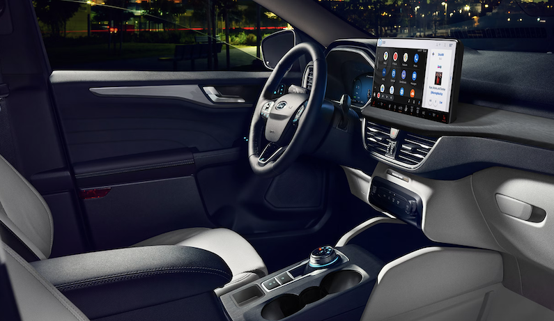 The 2026 Ford Escape compact SUV seats five passengers and offers up to 250 horsepower with multiple powertrain options.