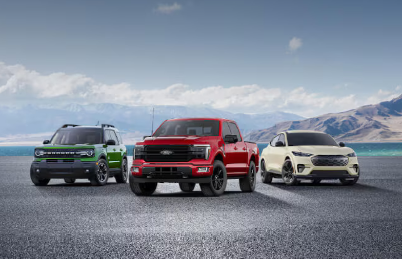 The 2026 Ford lineup includes SUVs, trucks, a performance Mustang, and a van, offering options for all off-road enthusiasts.