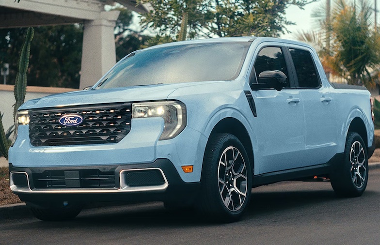 The 2026 Ford Maverick compact crew-cab pickup truck is available in five trims, nine exterior colors, & two engine options.