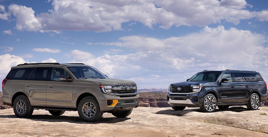 The 2026 Ford Expedition is a full-size three-row SUV that’s available in four trims with seating for up to eight passengers.