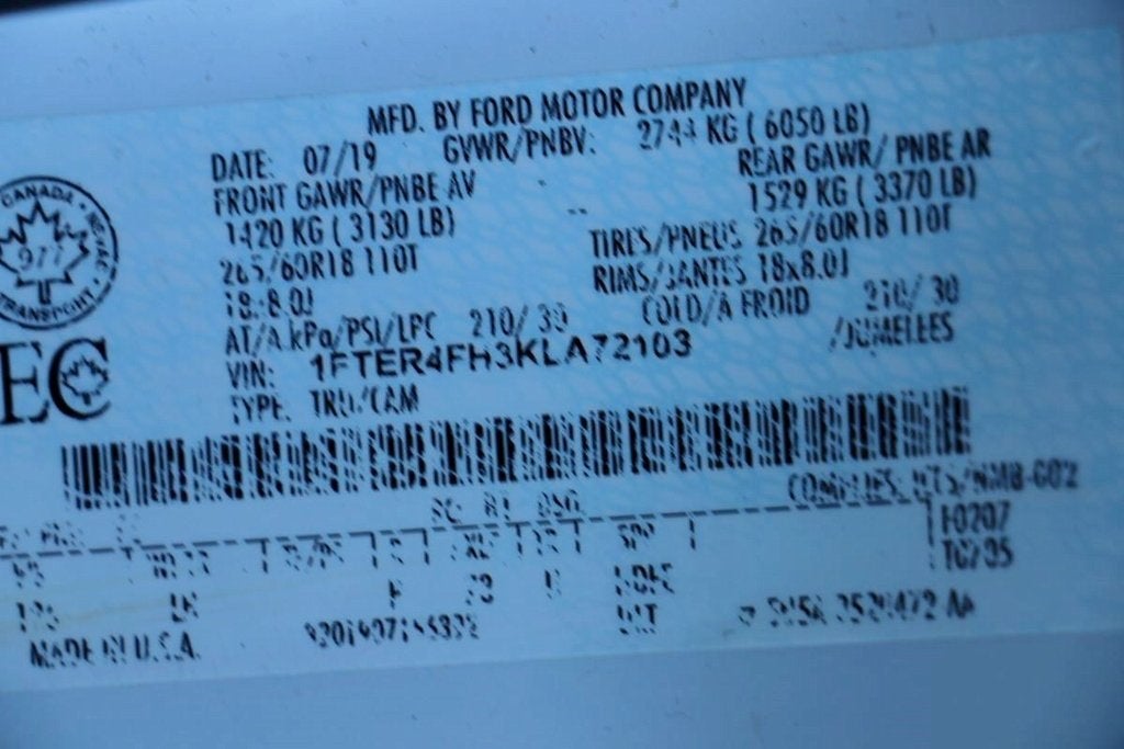 2019 Ford Ranger XLT