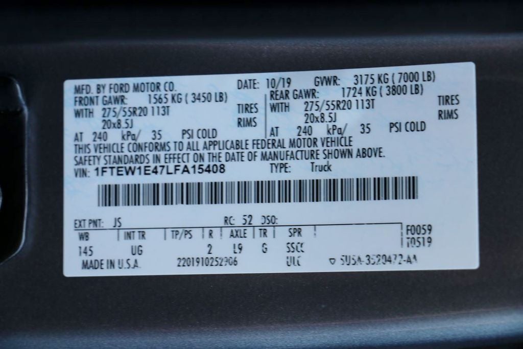 2020 Ford F-150 XLT