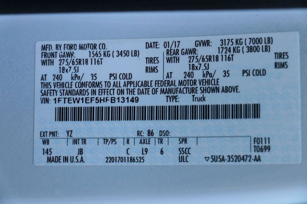 2017 Ford F-150 XLT ROUSH SUPER CHARGED