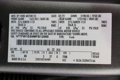 2021 Ford F-150 Platinum