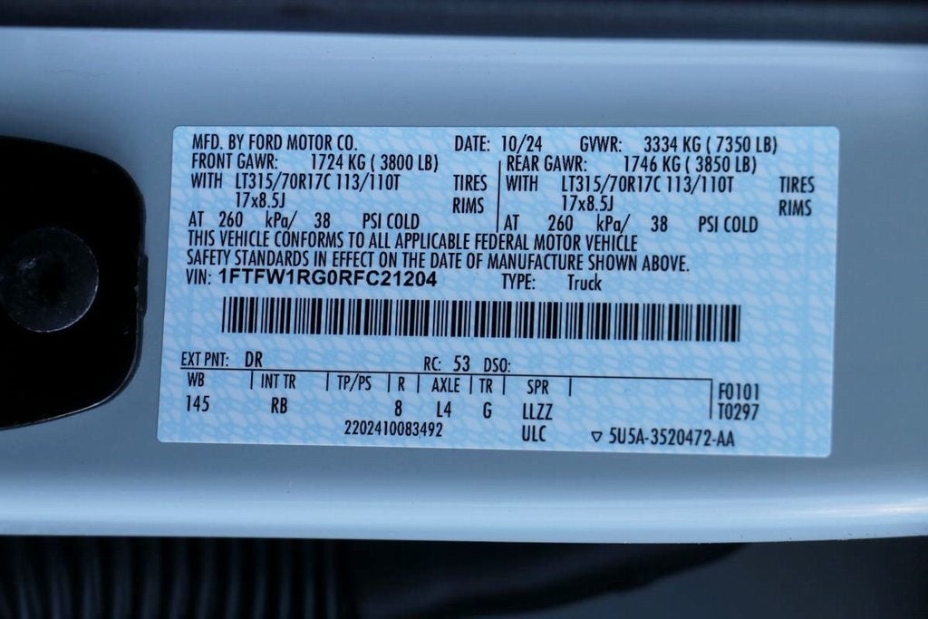 2024 Ford F-150 Raptor