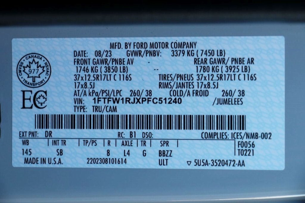 2023 Ford F-150 Raptor R