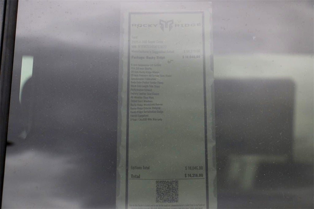 2025 Ford F-150 STX ROCKY RIDGE