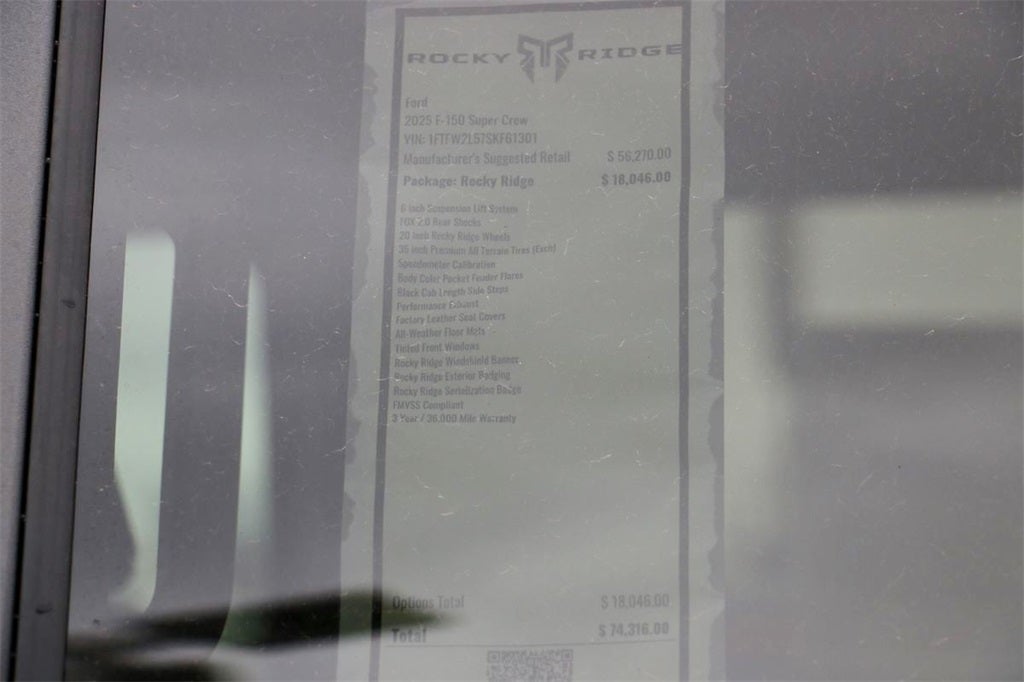 2025 Ford F-150 STX ROCKY RIDGE