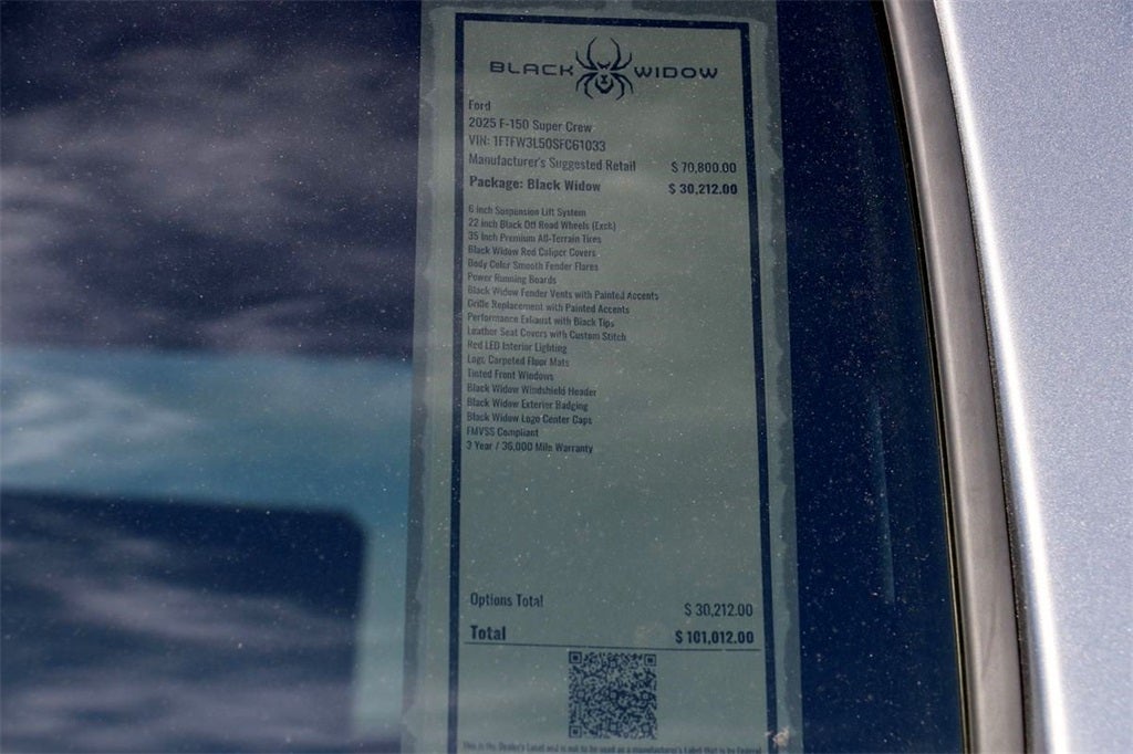 2025 Ford F-150 XLT Black Widow