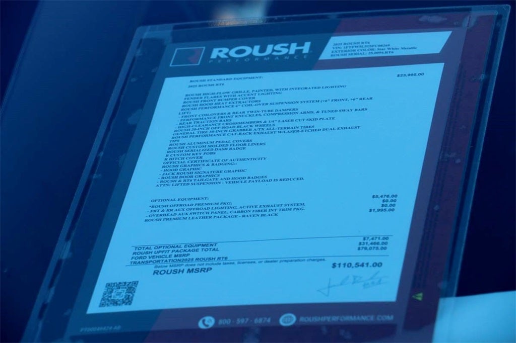 2025 Ford F-150 Lariat ROUSH RT6