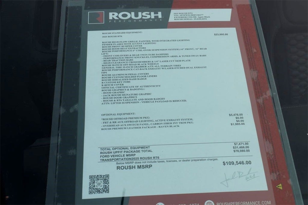 2025 Ford F-150 Lariat ROUSH RT6