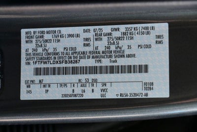2025 Ford F-150 Platinum
