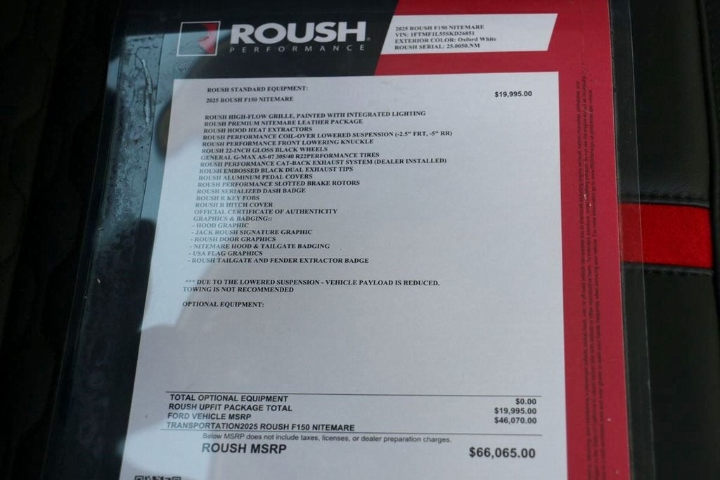 2025 Ford F-150 ROUSH NITEMARE