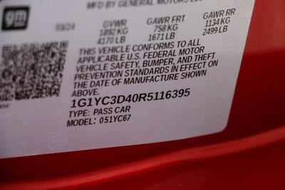 2024 Chevrolet Corvette Stingray 3LT