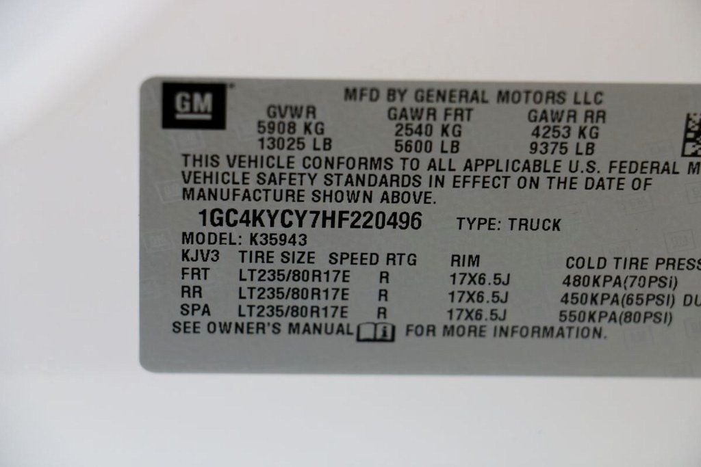 2017 Chevrolet Silverado 3500HD Work Truck