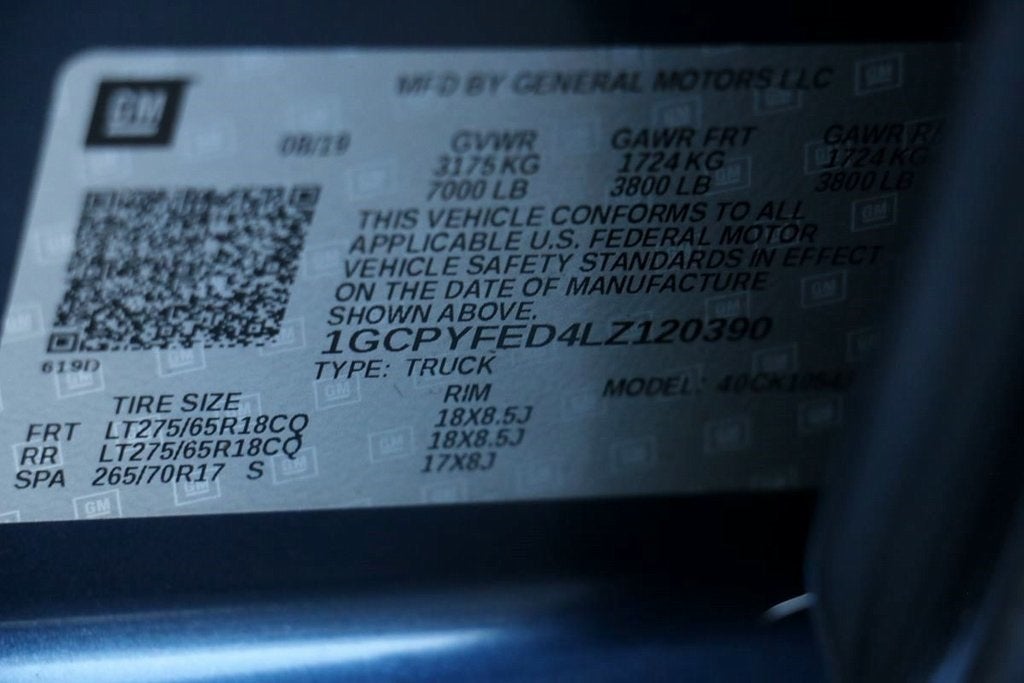 2020 Chevrolet Silverado 1500 LT Trail Boss