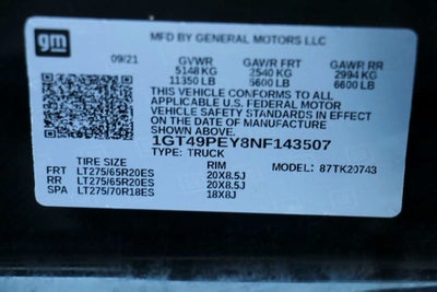 2022 GMC Sierra 2500HD AT4