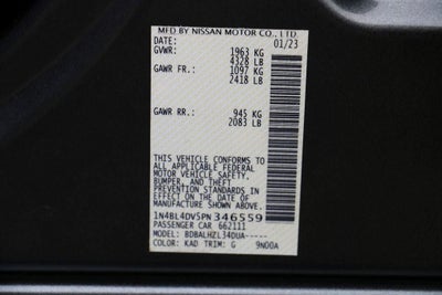 2023 Nissan Altima 2.5 SV