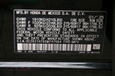 2025 Honda HR-V EX-L