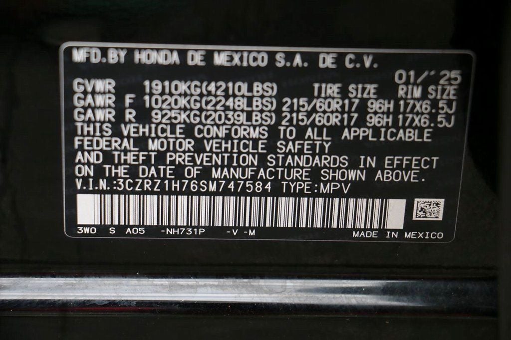 2025 Honda HR-V EX-L