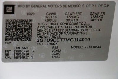 2021 GMC Sierra 1500 AT4