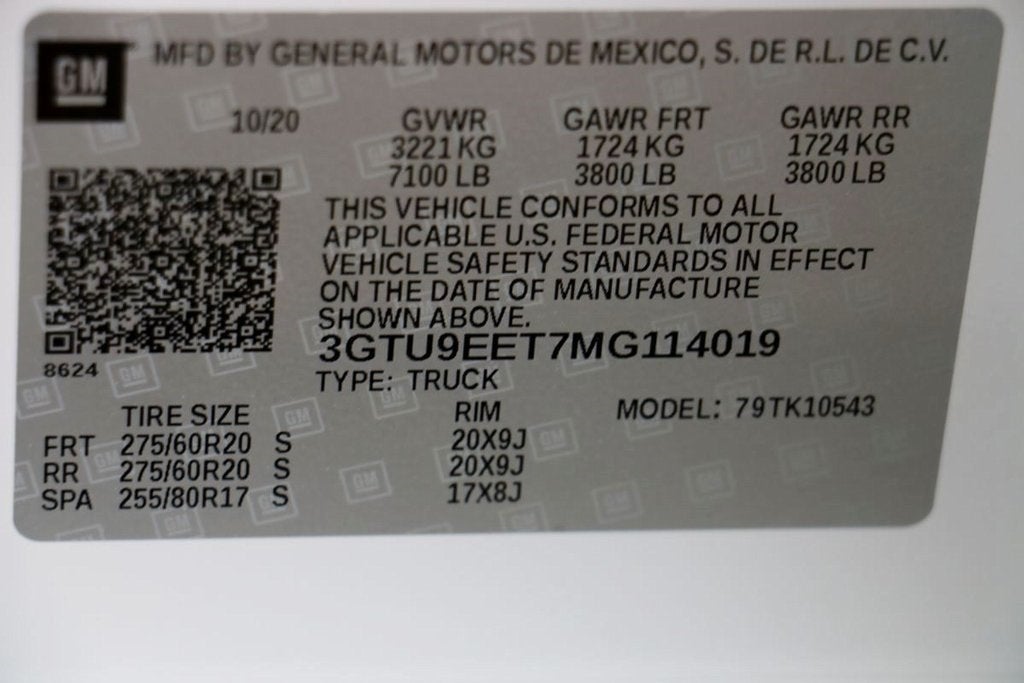 2021 GMC Sierra 1500 AT4