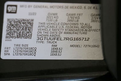 2024 GMC Sierra 1500 AT4X